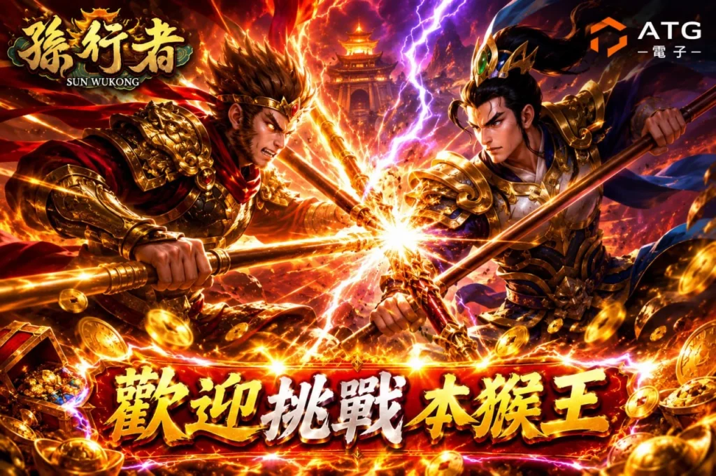 atg孫行者試玩版孫悟空大戰二郎神主題老虎機宣傳圖