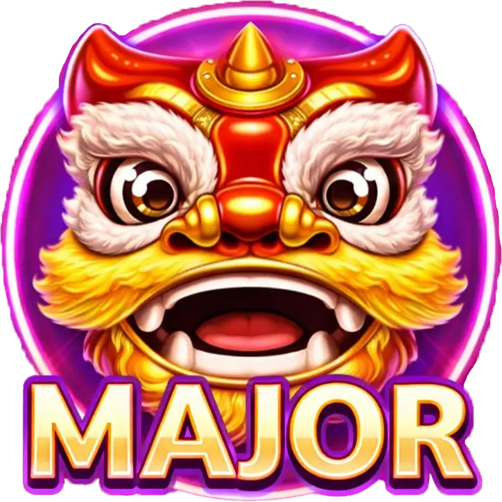 孫行者老虎機 MAJOR 獎項圖示，金獅符號代表中階彩金獎勵